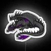 Shadow Dragon Neon Sign with RGB Lighting - White Background