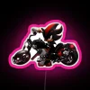 shadow-the-hedgehog-fan-art-neon-motorcycle-pink