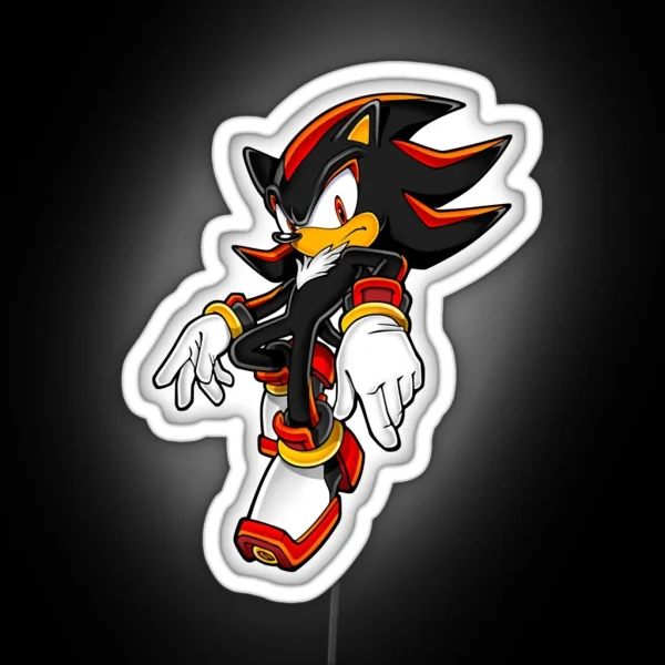 Shadow The Hedgehog Rfgrn RGB Neon Sign