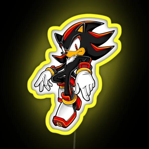 Shadow The Hedgehog Rfgrn RGB Neon Sign