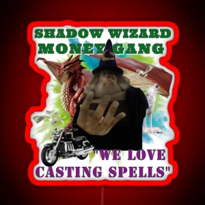 Shadow Wizard Money Gang RGB Neon Sign