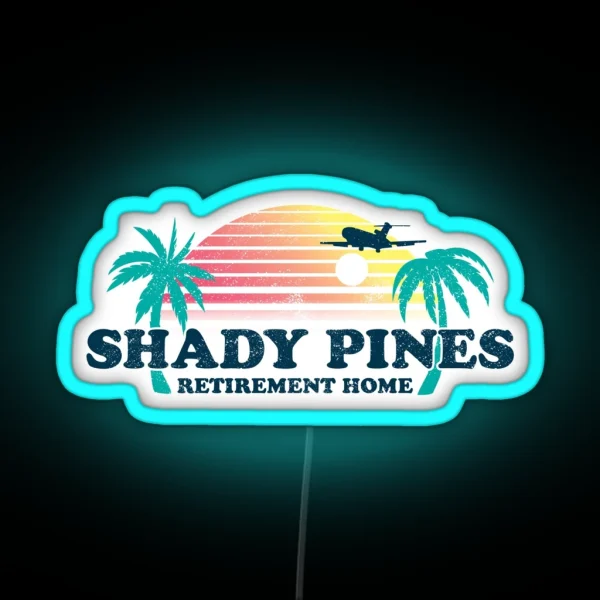 Shady Pines RGB Neon Sign