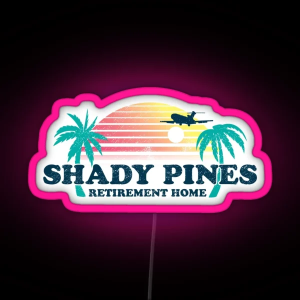 Shady Pines RGB Neon Sign