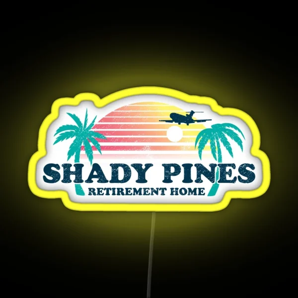 Shady Pines RGB Neon Sign