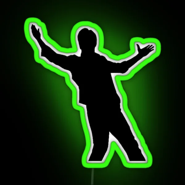 Shah Rukh Khan Pose RGB Neon Sign