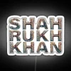 Shah Rukh Khan Digital Art Neon Sign - RGB Edition 1