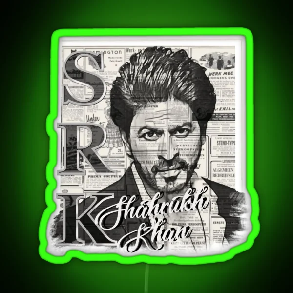 Shahrukh Khann News RGB Neon Sign