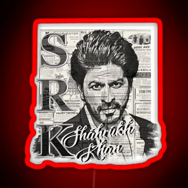 Shahrukh Khann News RGB Neon Sign