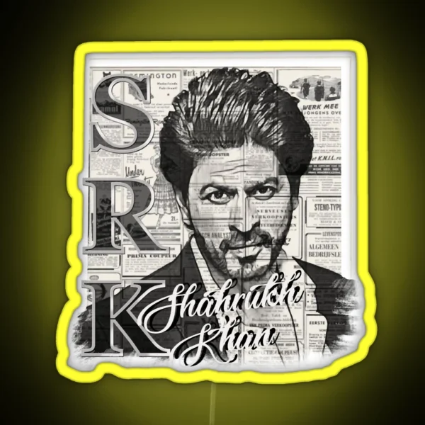 Shahrukh Khann News RGB Neon Sign