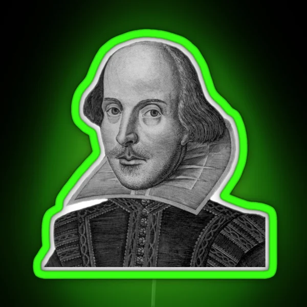 Shakespeare RGB Neon Sign