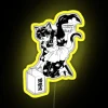 shampoo rgb neon sign yellow