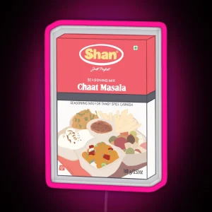 Shan Chaat Masala Box RGB Neon Sign