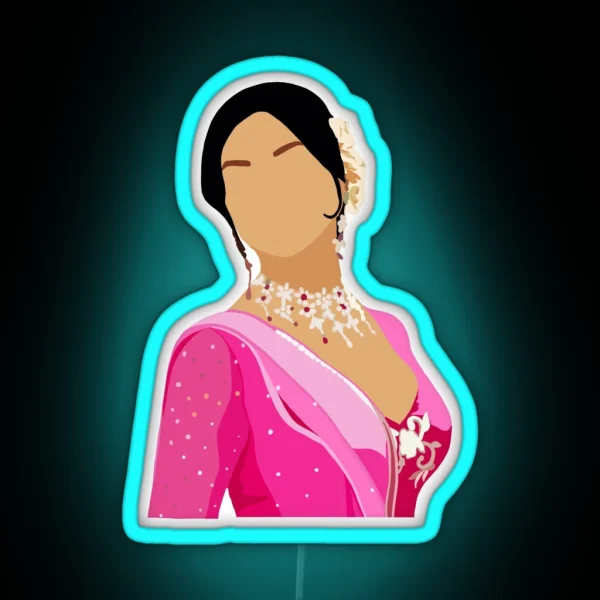 Shanti Priya From Om Shanti Om RGB Neon Sign
