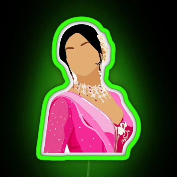 Shanti Priya From Om Shanti Om RGB Neon Sign