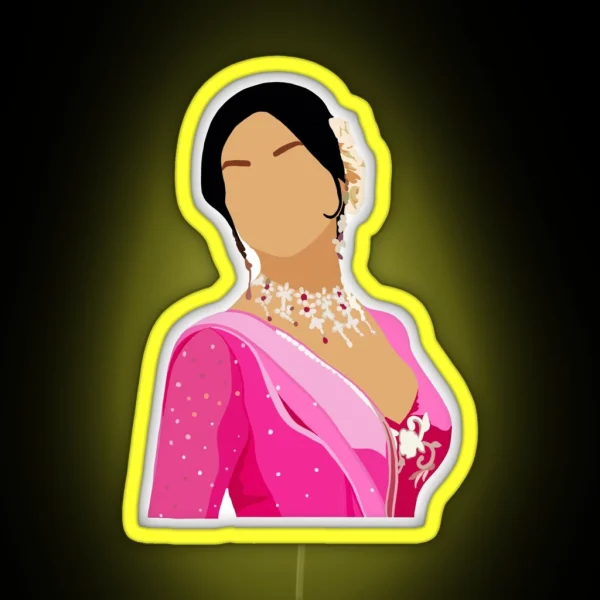 Shanti Priya From Om Shanti Om RGB Neon Sign