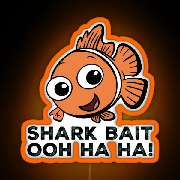 SHARK BAIT OHH HA HA RGB Neon Sign