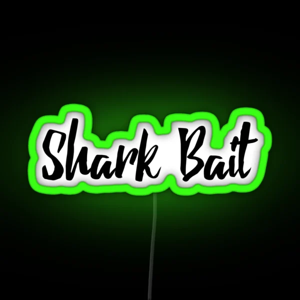 Shark Bait RGB Neon Sign