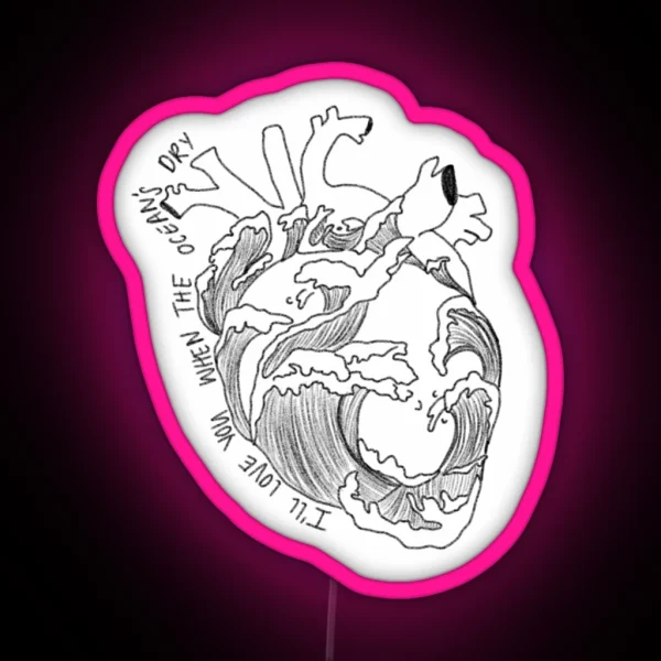 She Calls Me Back RGB Neon Sign