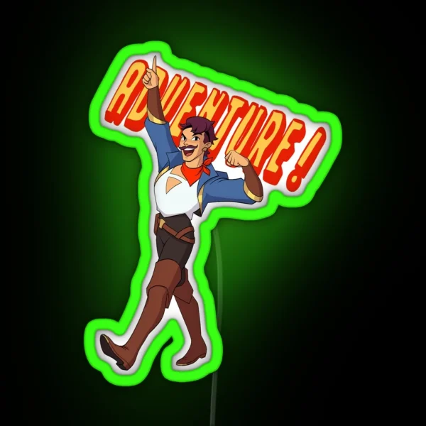 She Ra Seawhawk Adventure RGB Neon Sign