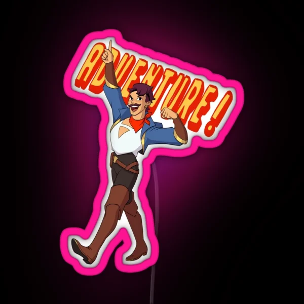 She Ra Seawhawk Adventure RGB Neon Sign