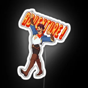 She Ra Seawhawk Adventure RGB Neon Sign