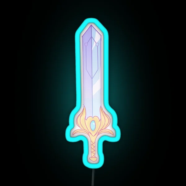 She Ra Sword Of Protection RGB Neon Sign