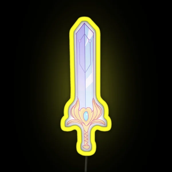 She Ra Sword Of Protection RGB Neon Sign