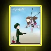 She's Crashing On You - Yoon Se Ri and Ri Jung Hyuk Neon Sign (RGB Yellow)