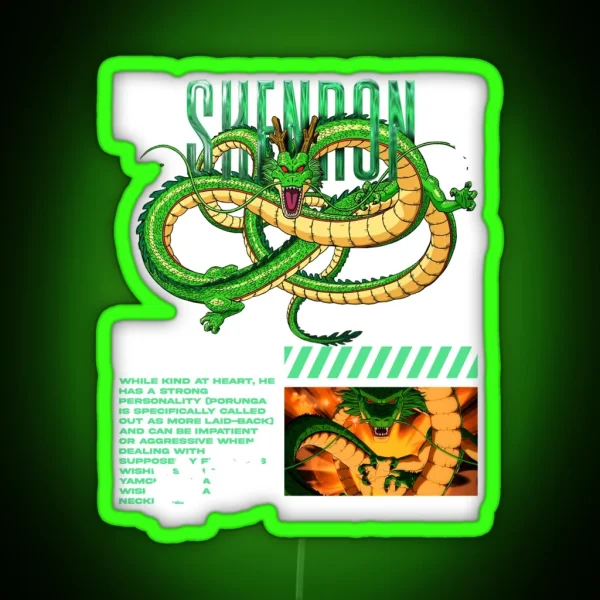 Shenron Dragon Ball RGB Neon Sign