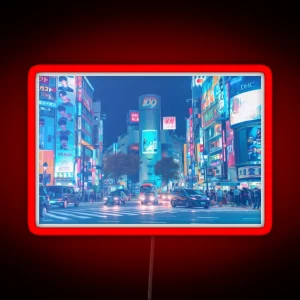 Shibuya Crossing Tokyo RGB Neon Sign