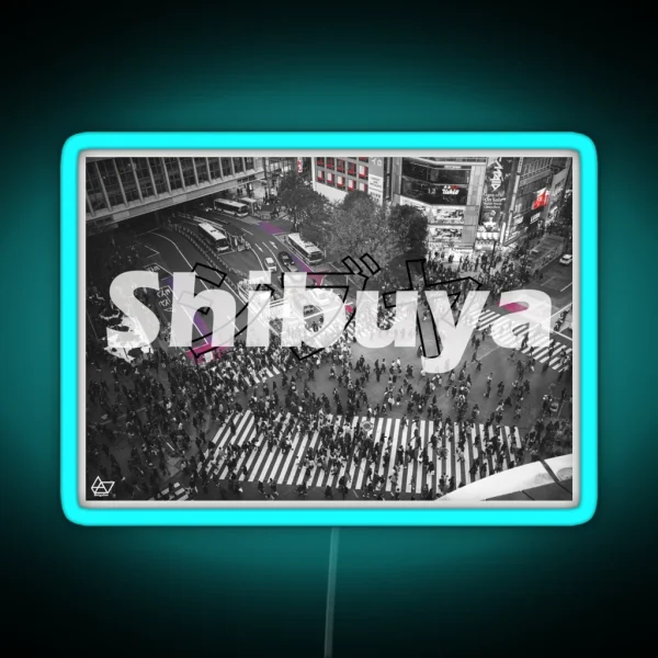 Shibuya Crossing V2 RGB Neon Sign