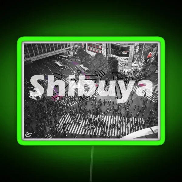 Shibuya Crossing V2 RGB Neon Sign