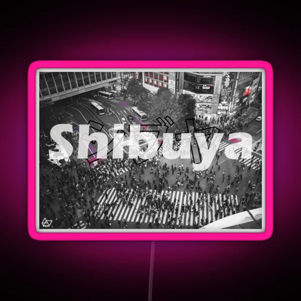 Shibuya Crossing V2 RGB Neon Sign