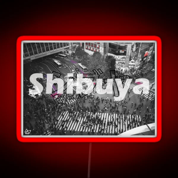 Shibuya Crossing V2 RGB Neon Sign