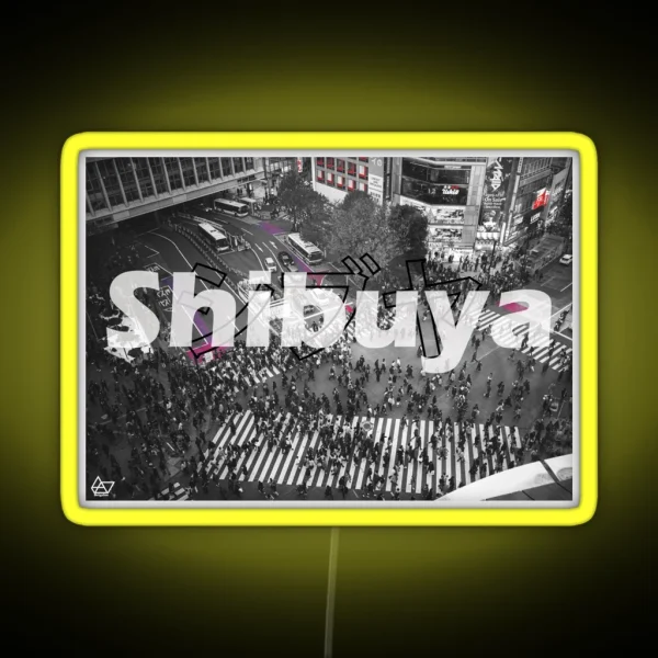 Shibuya Crossing V2 RGB Neon Sign