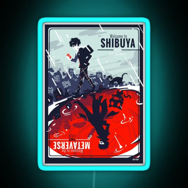 Shibuya Metaverse 2023 Version RGB Neon Sign