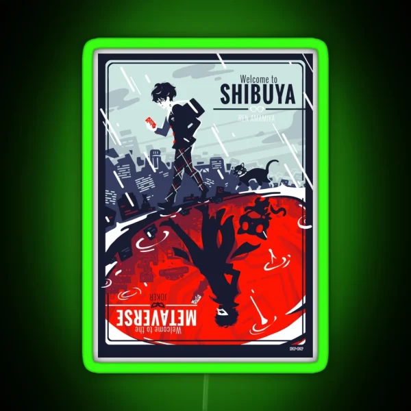 Shibuya Metaverse 2023 Version RGB Neon Sign
