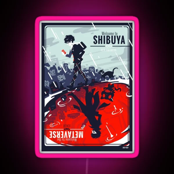 Shibuya Metaverse 2023 Version RGB Neon Sign