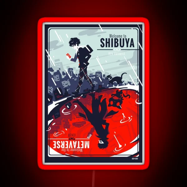 Shibuya Metaverse 2023 Version RGB Neon Sign