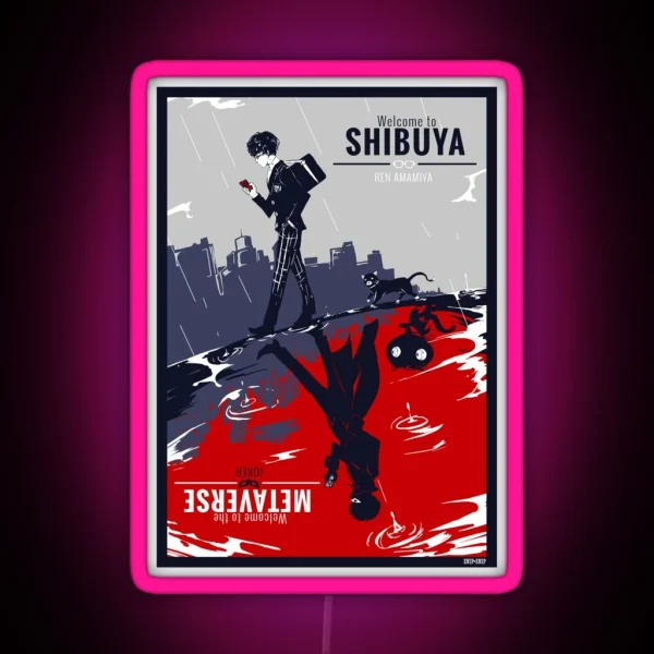 Shibuya Metaverse RGB Neon Sign