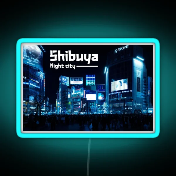 Shibuya RGB Neon Sign