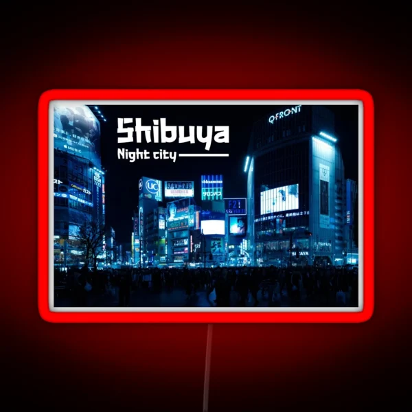 Shibuya RGB Neon Sign