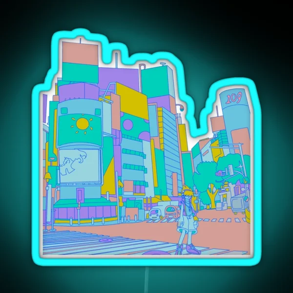 Shibuya RGB Neon Sign