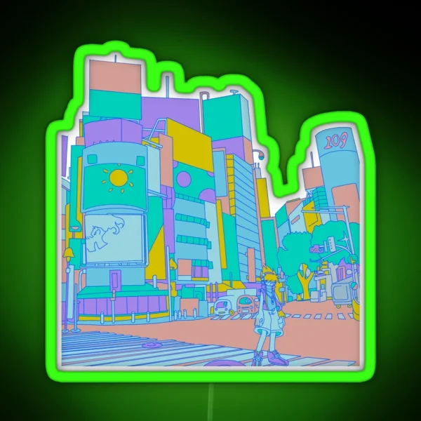 Shibuya RGB Neon Sign