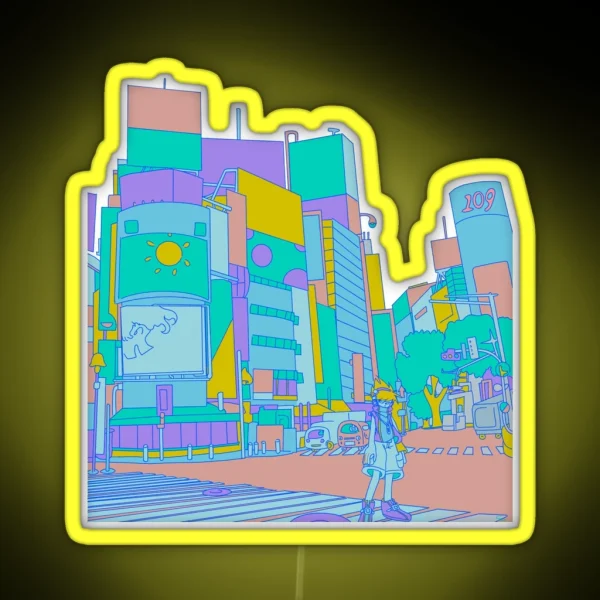 Shibuya RGB Neon Sign
