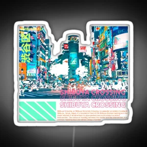 Shibuya Scramble Crossing Japan RGB Neon Sign