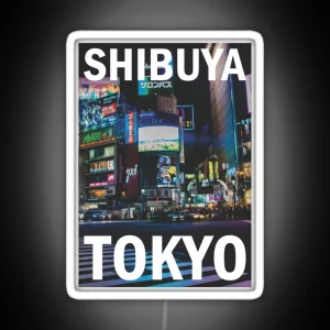 Shibuya Tokyo RGB Neon Sign