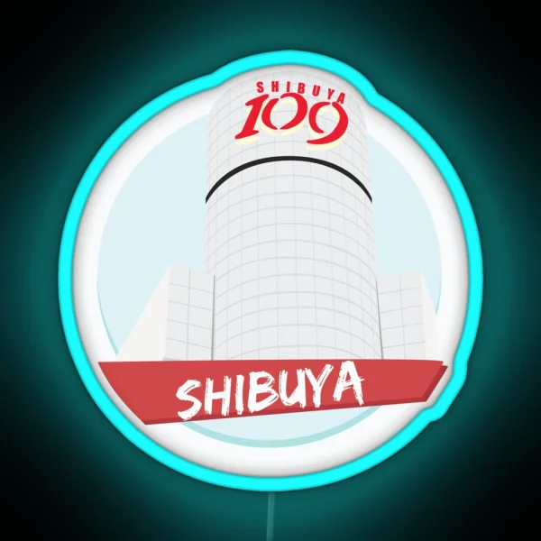 Shibuya Tokyo RGB Neon Sign