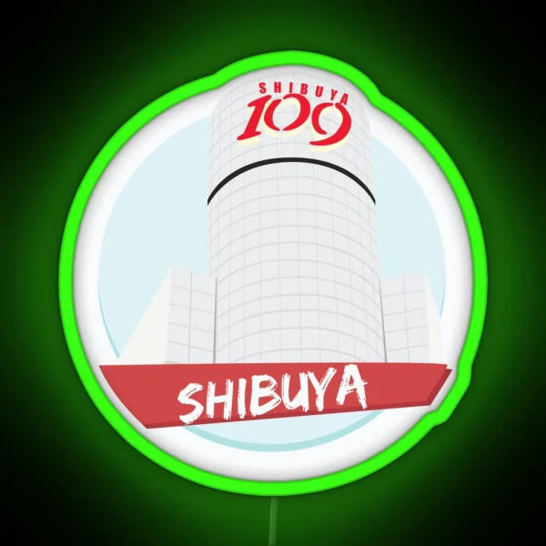 Shibuya Tokyo RGB Neon Sign