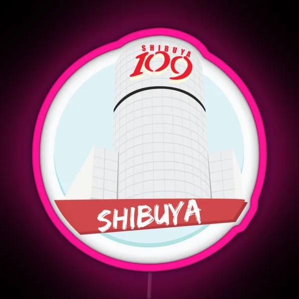 Shibuya Tokyo RGB Neon Sign